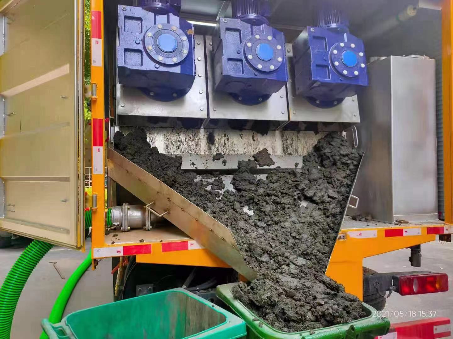 七里河化粪池清掏城市维护站-泥浆净化干湿分离处理